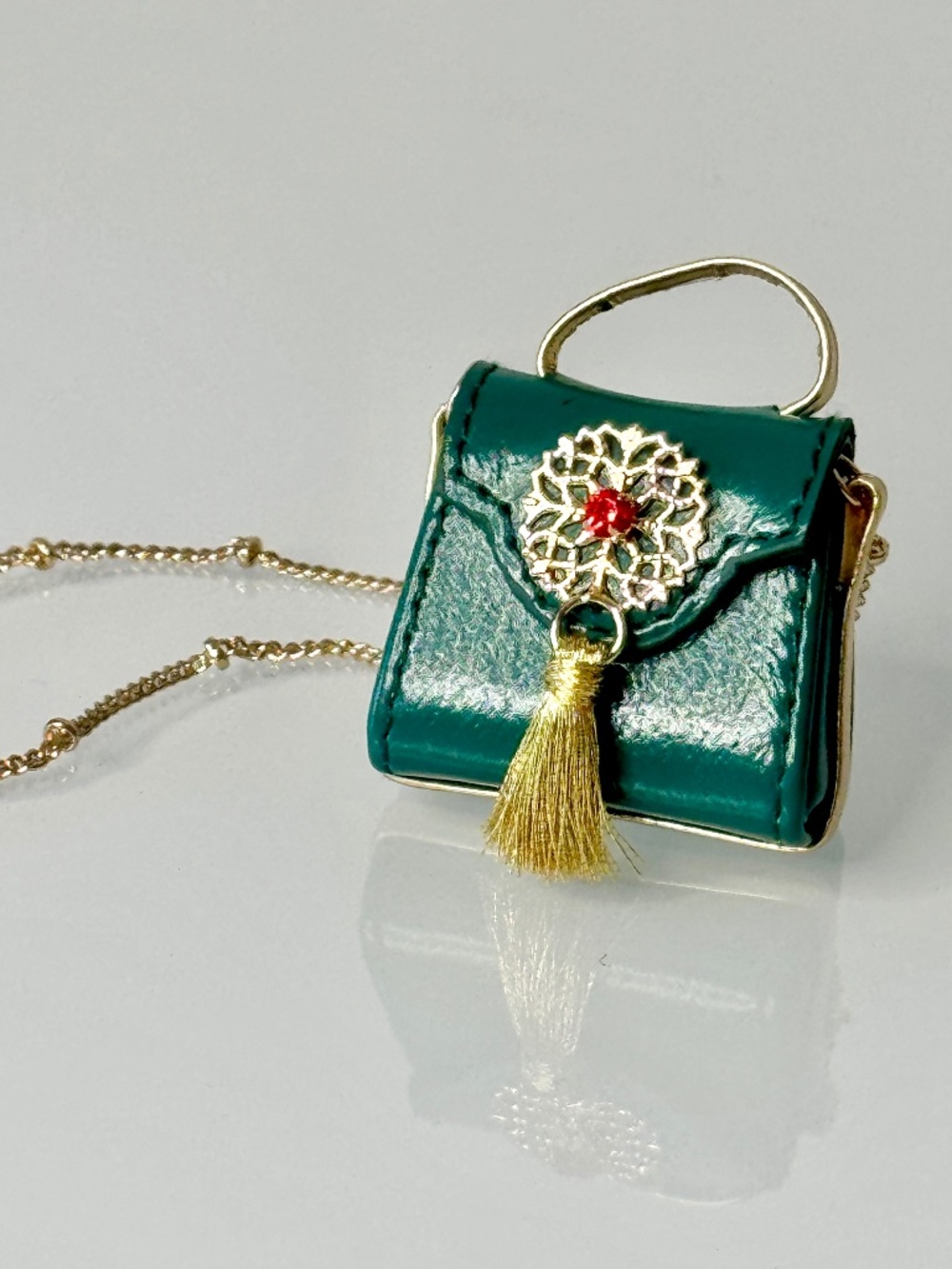 Integrity Poppy Parker Boho Go Teal Gold Handbag Purse Magnetic Bag Functional